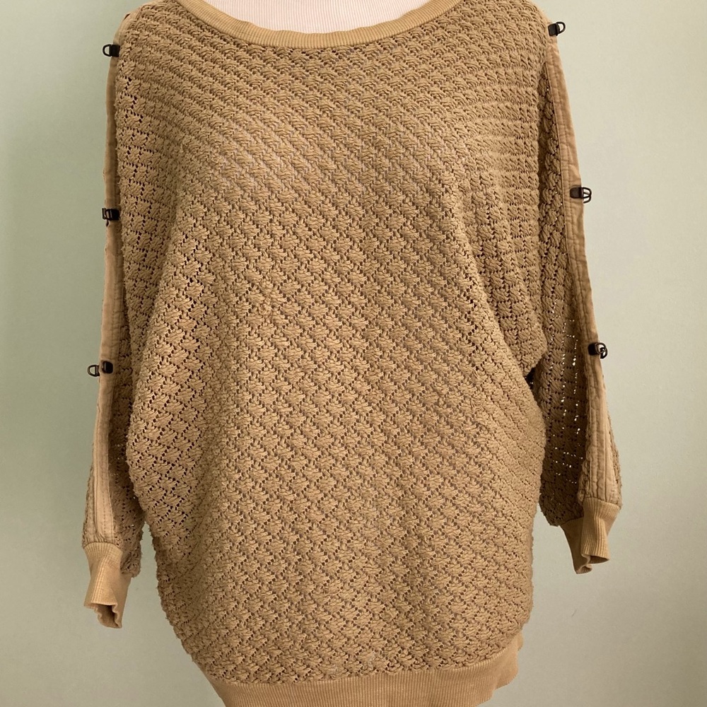 Vintage Crochet Knit Top - Exit Shops